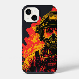 IPhone 14 Fall für Feuerwehrfrau Hülle