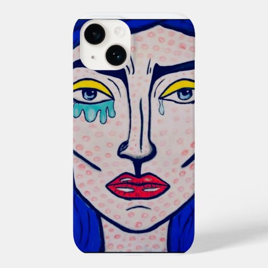 iPhone 14 Fall Pop Art Frauen Malerei Case-Mate iPhone Hülle (Rückseite)