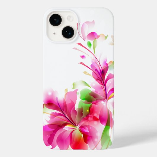 iPhone 14 Fall-Tropical Floral Case-Mate iPhone Hülle (Rückseite)