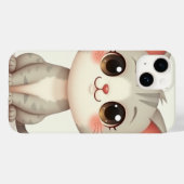 iPhone 14 Hüllen (eine niedliche Katze) (Rückseite (Horizontal))