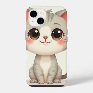 iPhone 14 Hüllen (eine niedliche Katze) Hülle