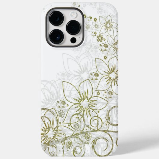 iphone 14 Hüllen pro max Blume art (Rückseite)