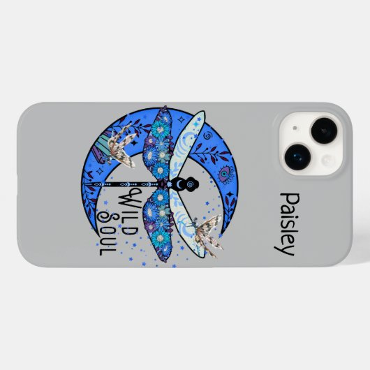 iPhone 14 Plus Fall mit Libellen Case-Mate iPhone Hülle (Rückseite (Horizontal))