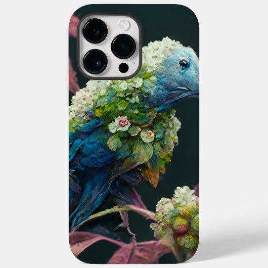 iPhone 14 Pro Case with Bird Design - Nature-Inspi (Rückseite)