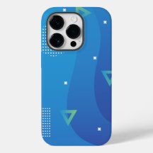 iPhone 14 Pro Hüllen Schönes blaues Design