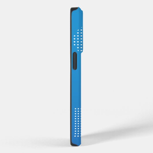 iPhone 14 Pro Hüllen Schönes blaues Design (Rückseite / Rechts)