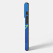 iPhone 14 Pro Hüllen Schönes blaues Design (Rückseite / Links)