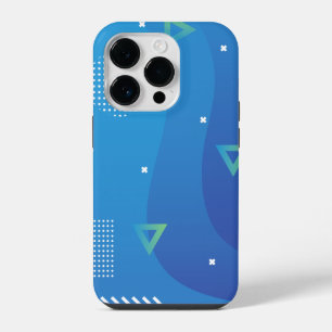 iPhone 14 Pro Hüllen Schönes blaues Design Hülle