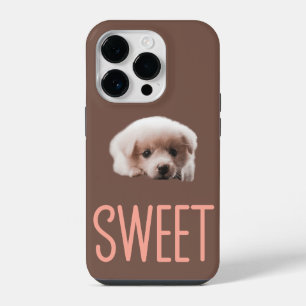 iPhone 14 Pro Hüllen Sweet Puppy and Brown Design Hülle