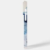 iPhone 14 Pro Max Case w Blue & White Alkohol Tint (Rückseite / Links)