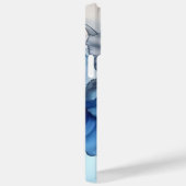 iPhone 14 Pro Max Case w Blue & White Alkohol Tint (Rückseite / Rechts)