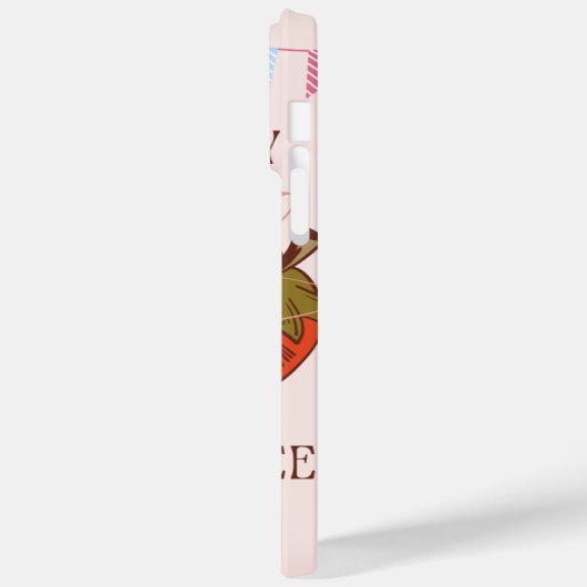 iPhone 14 Pro Max Gehäuse - Erdbeeren Case-Mate iPhone Hülle (Rückseite / Links)