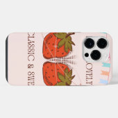 iPhone 14 Pro Max Gehäuse - Erdbeeren Hülle (Rückseite (Horizontal))