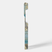 iPhone 14 Pro Max Gold Aquamarin- und Hörfall Hülle (Linke Seite)