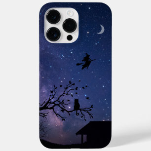 iPhone 14 Pro Max Hülle – Blaue Halloween-Illustra