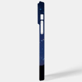 iPhone 14 Pro Max Hülle – Blaue Halloween-Illustra (Rückseite / Links)