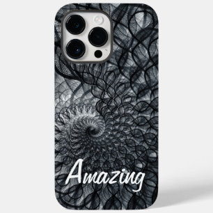 iPhone 14 Pro Max   Schwarze Abstrakte Hüllen