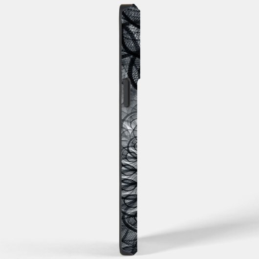 iPhone 14 Pro Max | Schwarze Abstrakte Hüllen (Rückseite / Rechts)