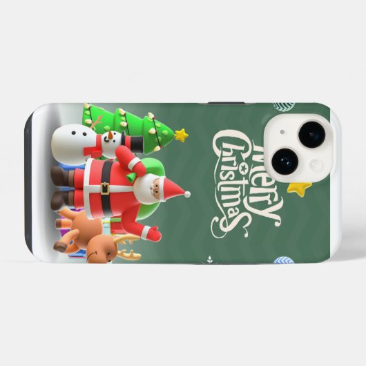 iPhone 14 Strenger Fall, glänzend iPhone Hülle (Rückseite (Horizontal))