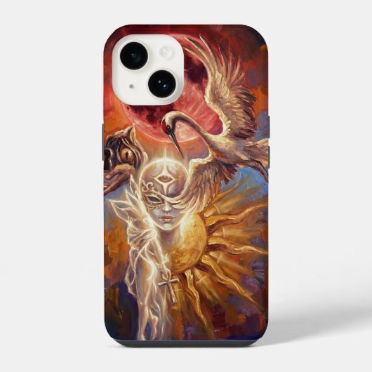 iPhone 14 Tough Case, Glänzend Hülle (Rückseite)