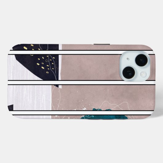 iphone 15 abstract case design (Rückseite (Horizontal))