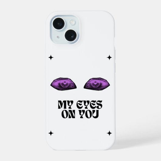 iPhone 15 Case Cool Minimal Aesthetic Phone Cover Hülle (Rückseite)