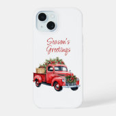 iPhone 15 Christmas Red Truck Case iPhone 15 Hülle (Rückseite)