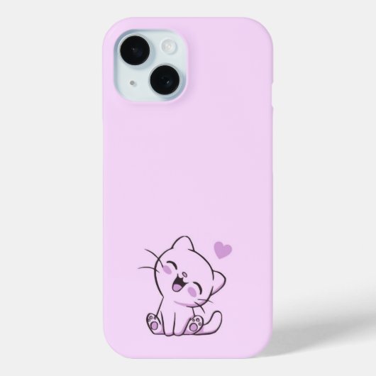 iPhone 15 Fall Hallo Kitty Thema Case-Mate iPhone Hülle (Rückseite)