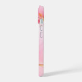 iPhone 15 Fall Pink Lily Lady/Girl/Frau Hülle (Linke Seite)