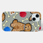 iPhone 15 Fall schwere Leistung Goldendoodle Case-Mate iPhone Hülle (Rückseite (Horizontal))