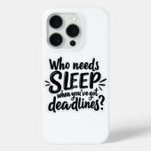 IPhone 15 Fall Wer schlafen muss Case-Mate iPhone Hülle (Rückseite)