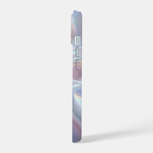 iPhone 15 Gehäuse mit sanftem Hologramm iPhone 15 Hülle (Linke Seite)