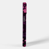 iPhone 15 Handy Fall mit/ Vibrant Red Floral Desig Case-Mate iPhone Hülle (Rückseite / Rechts)