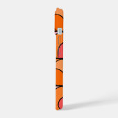 Iphone 15 Hülle Design 70er orange (Linke Seite)