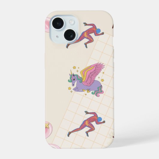 iPhone 15-Hülle mit einem Einhorn 15 Hülle (Rückseite)
