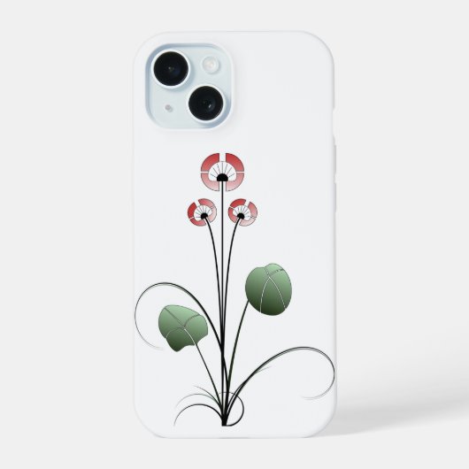 Iphone 15 ikebana hülle (Rückseite)