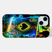 iPhone 15 Kartenspiel gegen den Piloten Case-Mate iPhone Hülle (Rückseite (Horizontal))