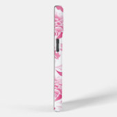 iPhone 15 Phone Case mit rosa Blumendesign (Rückseite / Rechts)
