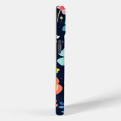 iPhone 15 Phone Case W/Cartoon Art Blumendesign (Rückseite / Rechts)