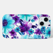 iPhone 15 Phone Case W/ Elegantes Design von Blume (Rückseite (Horizontal))