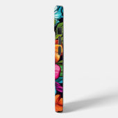 iPhone 15 Phone Case W/ Tropical Floral Design (Rückseite / Links)