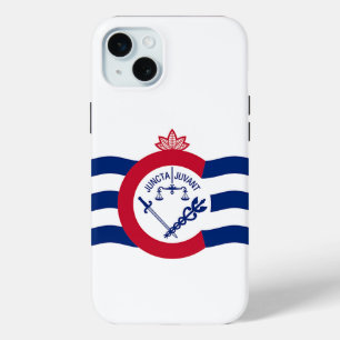 iPhone 15 Plus Case-Mate, Cincinnati-Flagge Case-Mate iPhone Hülle