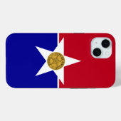 iPhone 15 Plus Case-Mate, Dallas-Flagge Case-Mate iPhone Hülle (Rückseite (Horizontal))