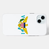 iPhone 15 Plus Case-Mate, Flagge der Jungferninsel Case-Mate iPhone Hülle (Rückseite (Horizontal))