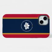 iPhone 15 Plus Case-Mate, Flagge Mississippi Hülle (Rückseite (Horizontal))