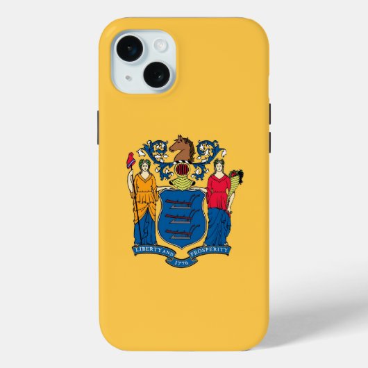 iPhone 15 Plus Case-Mate, Flagge New Jersey Case-Mate iPhone Hülle (Rückseite)