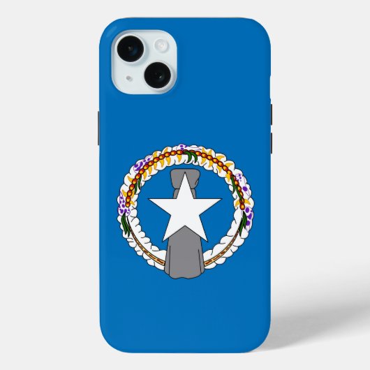 iPhone 15 Plus Case-Mate, Flagge Nord-Mariana Case-Mate iPhone Hülle (Rückseite)