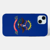 iPhone 15 Plus Case-Mate, Flagge North Dakota Case-Mate iPhone Hülle (Rückseite (Horizontal))