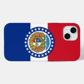iPhone 15 Plus Case-Mate, Flagge von Missouri Case-Mate iPhone Hülle (Rückseite (Horizontal))