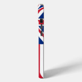 iPhone 15 Plus Case-Mate, Hawaii-Flagge Case-Mate iPhone Hülle (Rückseite / Links)